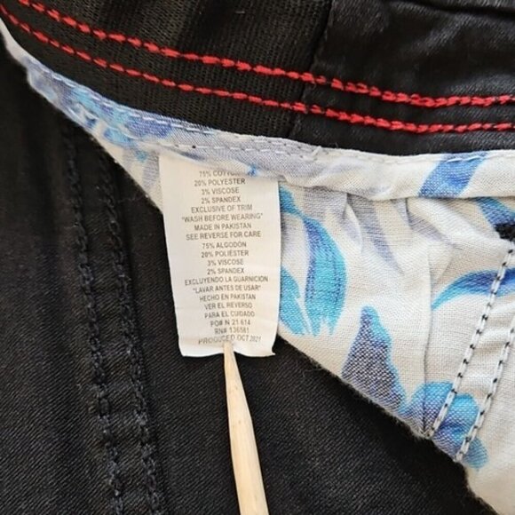 Nat Nast Jeans Men's 34x30 Black Straight Baggy Loose Skater Goth Grunge Emo Y2K - Picture 16 of 16